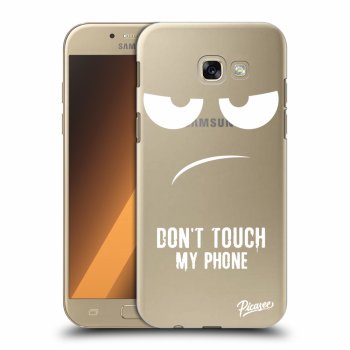 Picasee Samsung Galaxy A5 2017 A520F Hülle - Transparenter Kunststoff - Don't Touch My Phone