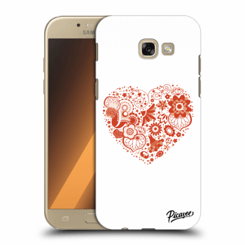 Picasee Samsung Galaxy A5 2017 A520F Hülle - Transparentes Silikon - Big heart