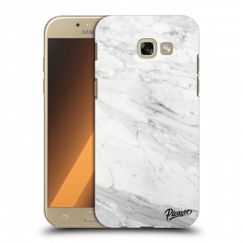 Picasee Samsung Galaxy A5 2017 A520F Hülle - Transparenter Kunststoff - White marble