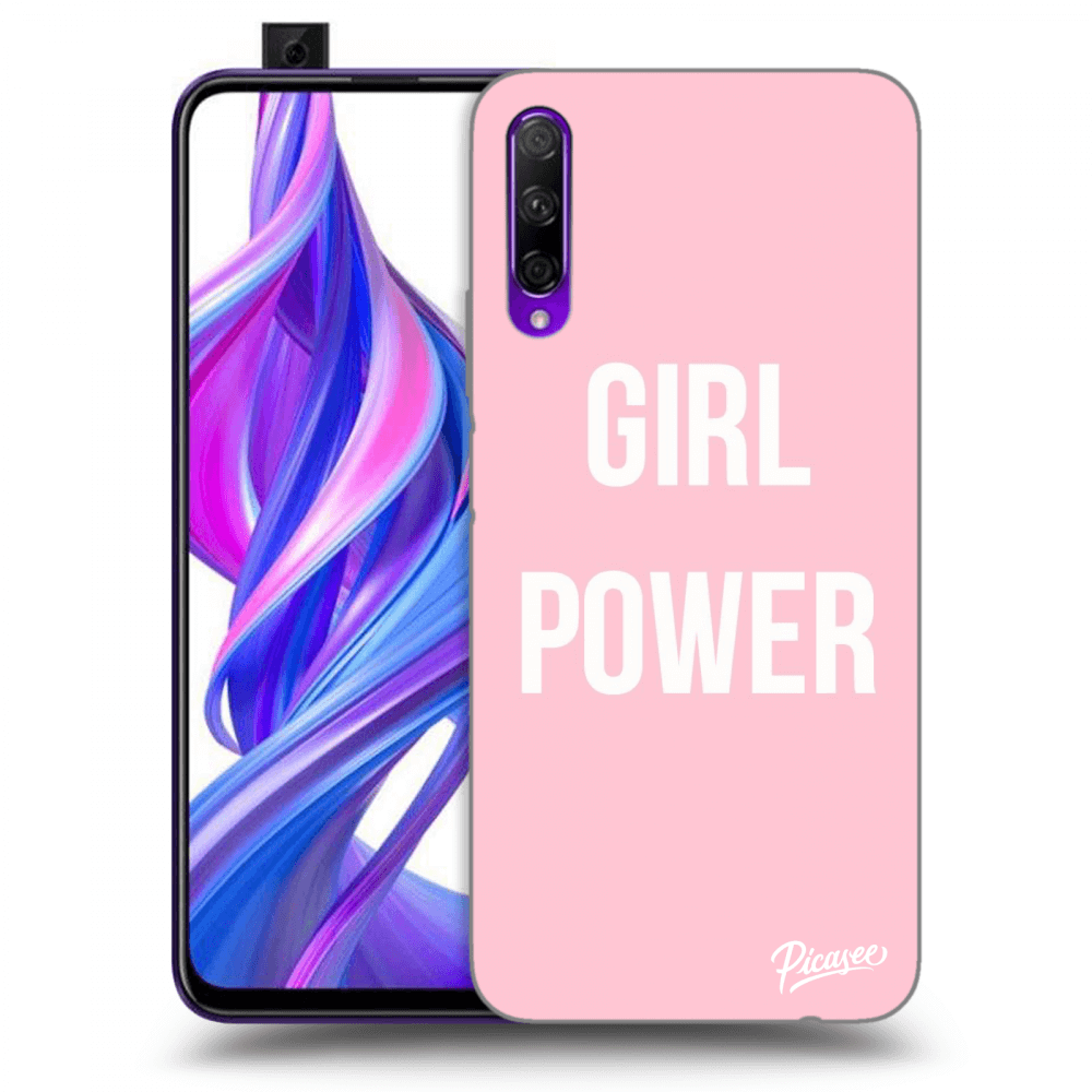Picasee Honor 9X Pro Hülle - Transparentes Silikon - Girl power