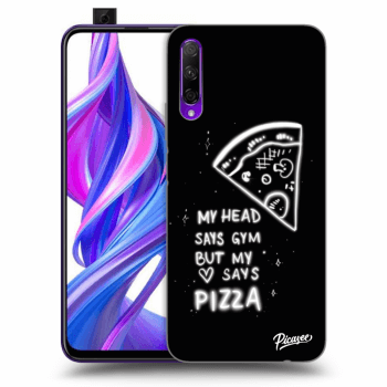 Picasee Honor 9X Pro Hülle - Transparentes Silikon - Pizza