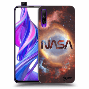 Picasee Honor 9X Pro Hülle - Schwarzes Silikon - Nebula