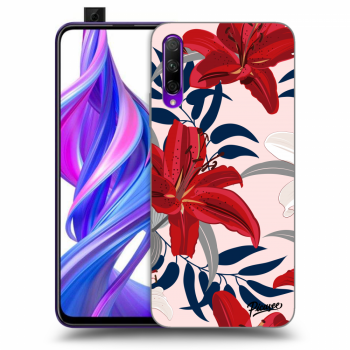 Hülle für Honor 9X Pro - Red Lily