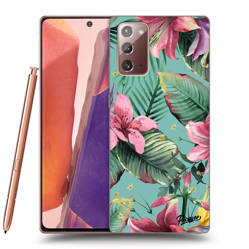 Picasee Samsung Galaxy Note 20 Hülle - Schwarzes Silikon - Hawaii