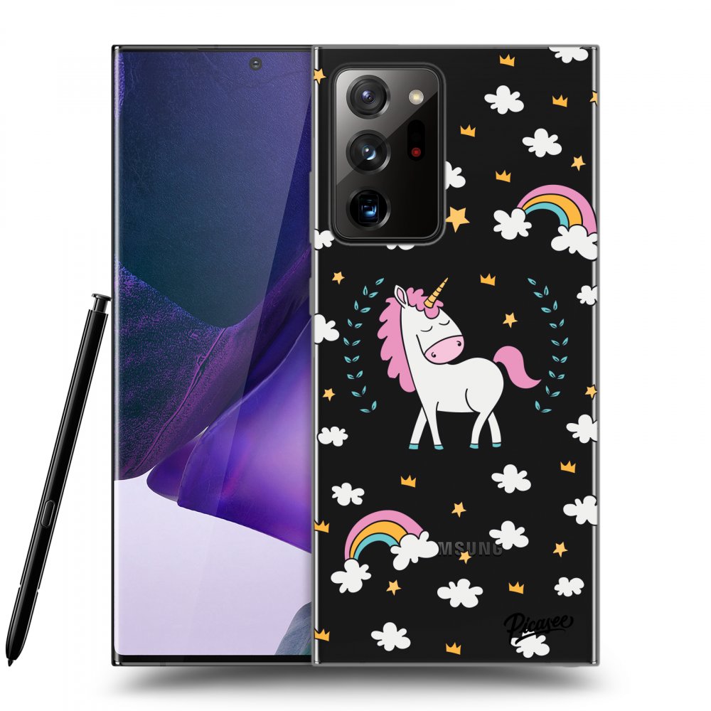 Samsung Galaxy Note 20 Ultra Hülle - Transparentes Silikon - Unicorn Star Heaven