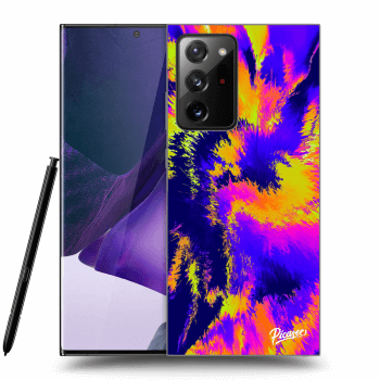 Picasee Samsung Galaxy Note 20 Ultra Hülle - Schwarzes Silikon - Burn