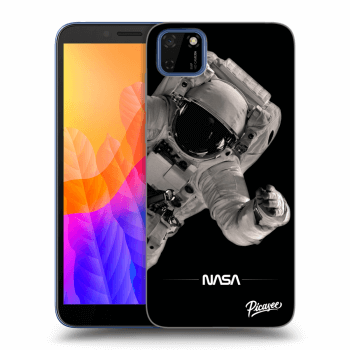 Picasee Huawei Y5P Hülle - Schwarzes Silikon - Astronaut Big