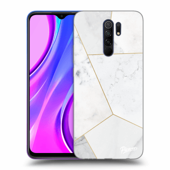 Hülle für Xiaomi Redmi 9 - White tile