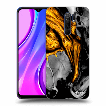 Hülle für Xiaomi Redmi 9 - Black Gold