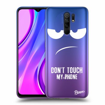 Picasee Xiaomi Redmi 9 Hülle - Transparentes Silikon - Don't Touch My Phone