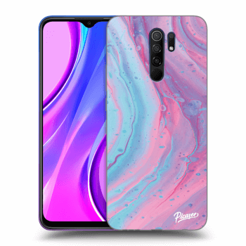 Hülle für Xiaomi Redmi 9 - Pink liquid