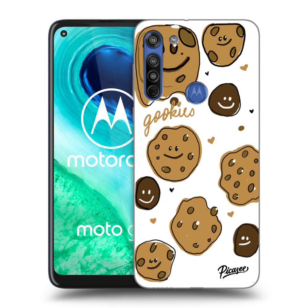 Picasee Motorola Moto G8 Hülle - Transparentes Silikon - Gookies