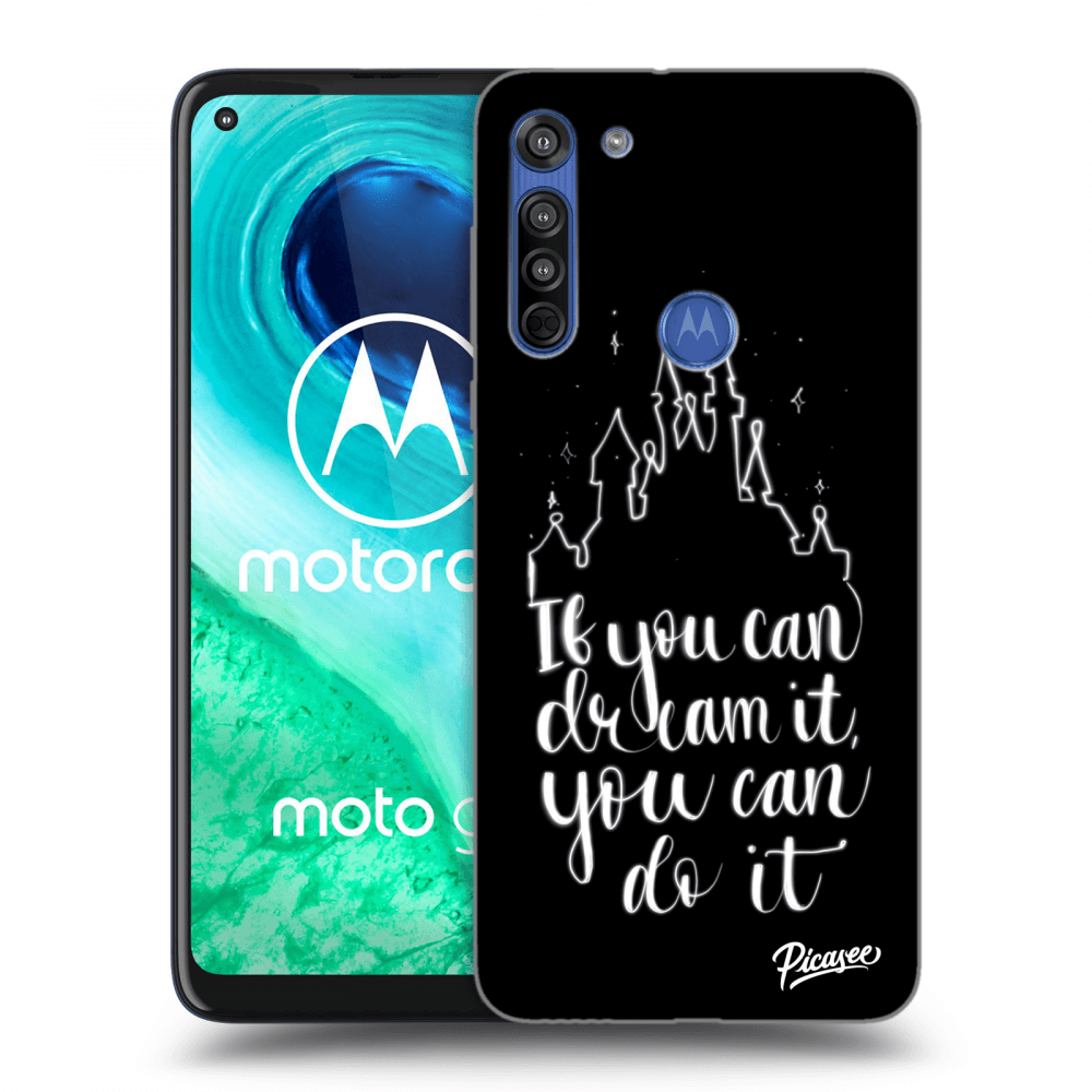 Picasee Motorola Moto G8 Hülle - Schwarzes Silikon - Dream