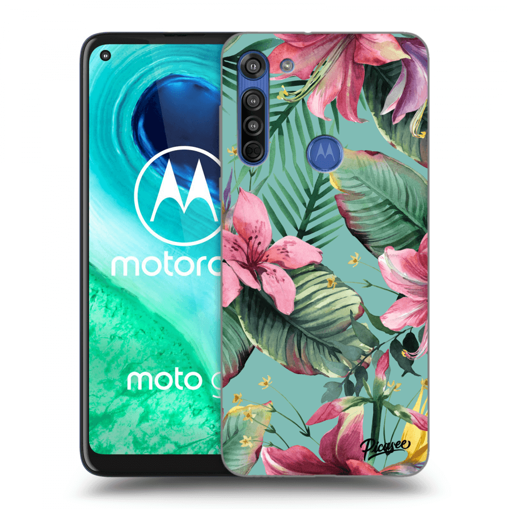 Picasee Motorola Moto G8 Hülle - Schwarzes Silikon - Hawaii
