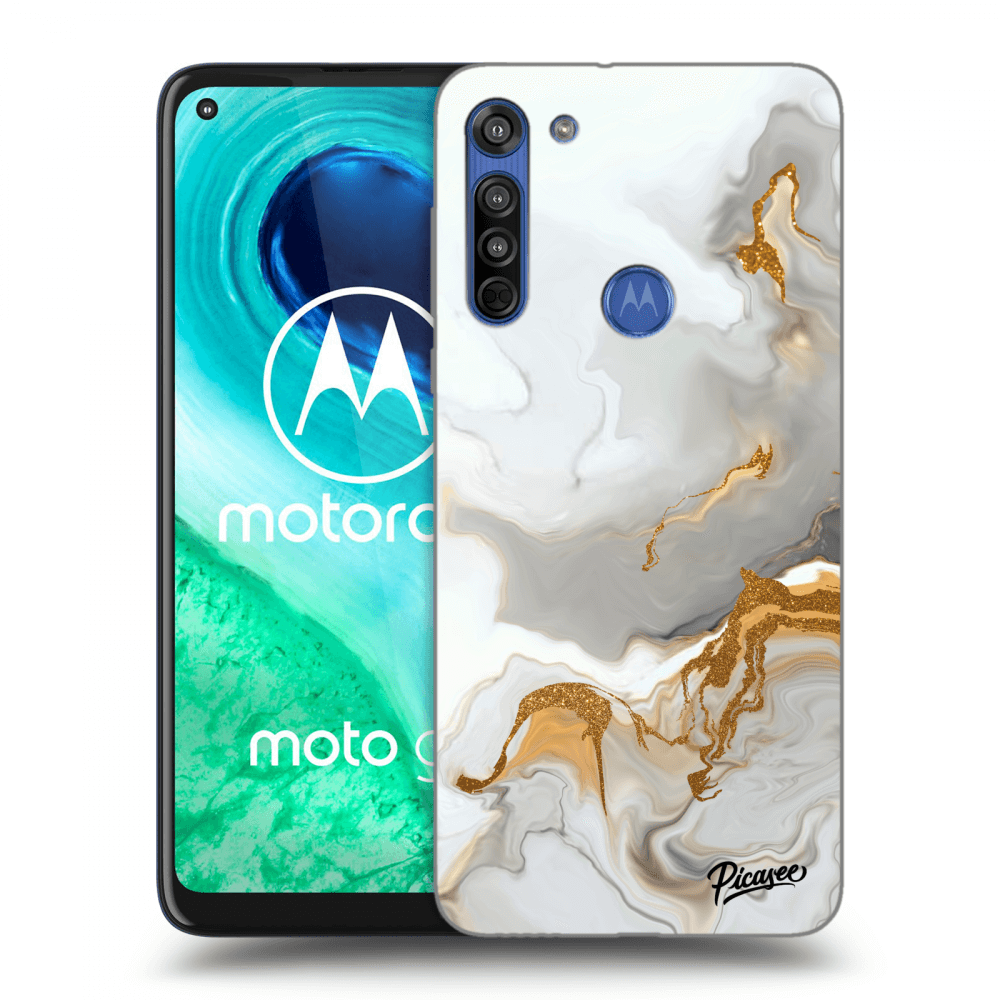Picasee Motorola Moto G8 Hülle - Schwarzes Silikon - Her