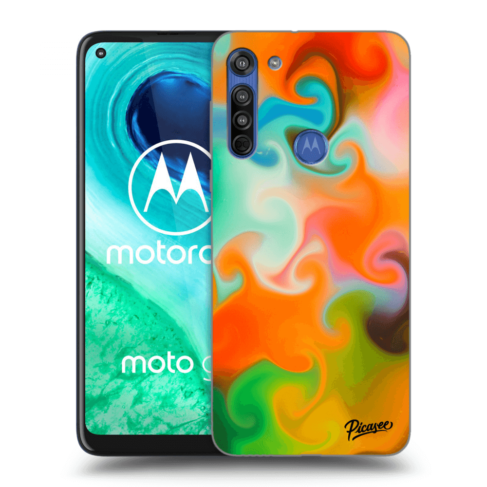 Picasee Motorola Moto G8 Hülle - Schwarzes Silikon - Juice