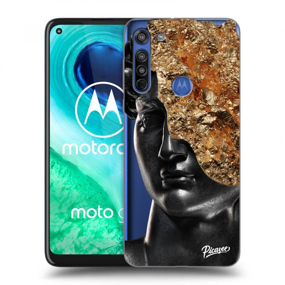 Picasee Motorola Moto G8 Hülle - Transparentes Silikon - Holigger