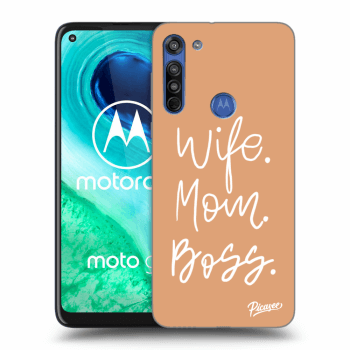 Hülle für Motorola Moto G8 - Boss Mama