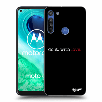 Picasee Motorola Moto G8 Hülle - Transparentes Silikon - Do it. With love.
