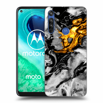 Hülle für Motorola Moto G8 - Black Gold 2