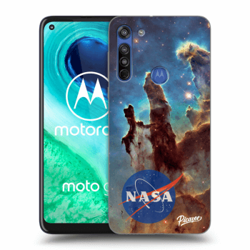 Picasee Motorola Moto G8 Hülle - Transparentes Silikon - Eagle Nebula