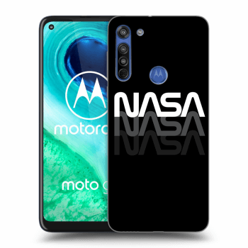Picasee Motorola Moto G8 Hülle - Schwarzes Silikon - NASA Triple