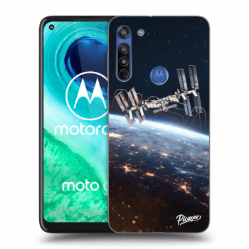 Picasee Motorola Moto G8 Hülle - Transparentes Silikon - Station