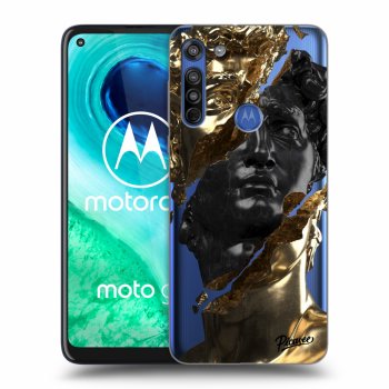 Hülle für Motorola Moto G8 - Gold - Black