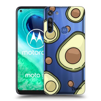 Picasee Motorola Moto G8 Hülle - Transparentes Silikon - Avocado