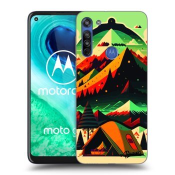 Picasee Motorola Moto G8 Hülle - Transparentes Silikon - Montreal