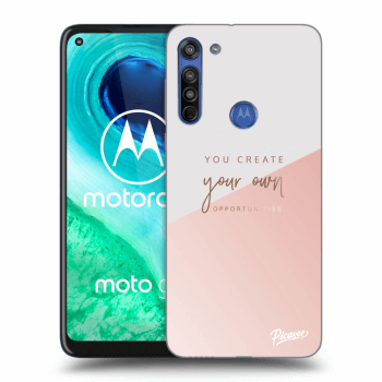 Picasee Motorola Moto G8 Hülle - Transparentes Silikon - You create your own opportunities