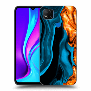 Hülle für Xiaomi Redmi 9C - Gold blue