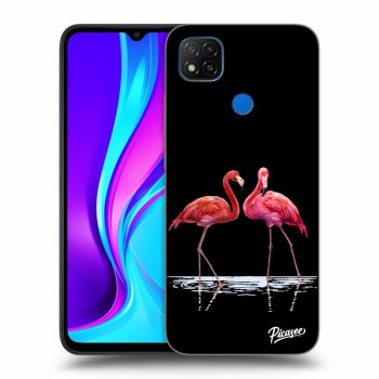 Hülle für Xiaomi Redmi 9C - Flamingos zu zweit