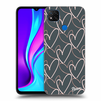 Picasee Xiaomi Redmi 9C Hülle - Transparentes Silikon - Lots of love