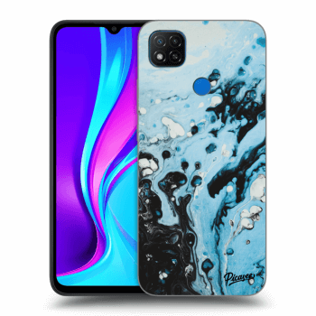 Picasee Xiaomi Redmi 9C Hülle - Schwarzes Silikon - Organic blue