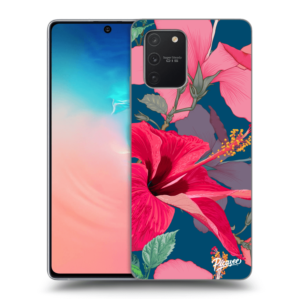 Picasee Samsung Galaxy S10 Lite Hülle - Transparentes Silikon - Hibiscus
