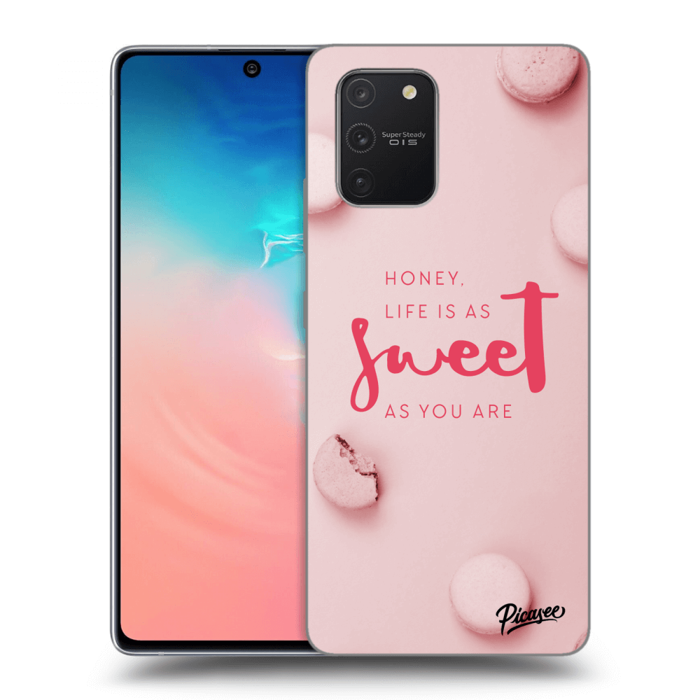 Picasee Samsung Galaxy S10 Lite Hülle - Transparentes Silikon - Life is as sweet as you are