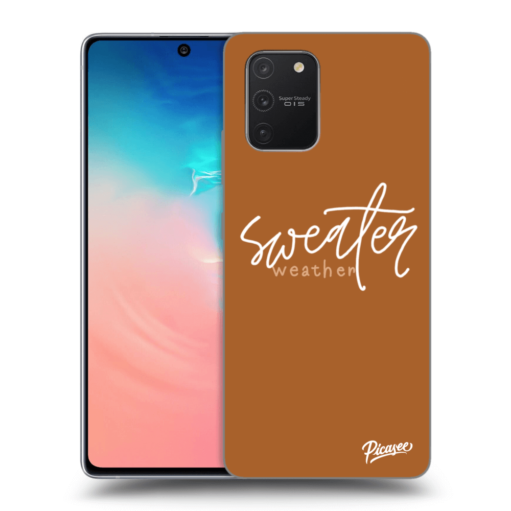Picasee Samsung Galaxy S10 Lite Hülle - Transparentes Silikon - Sweater weather