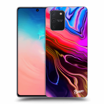 Picasee Samsung Galaxy S10 Lite Hülle - Transparentes Silikon - Electric
