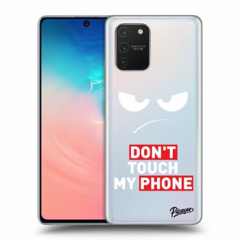 Picasee Samsung Galaxy S10 Lite Hülle - Transparentes Silikon - Angry Eyes - Transparent