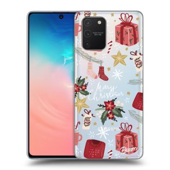 Picasee Samsung Galaxy S10 Lite Hülle - Transparentes Silikon - Christmas