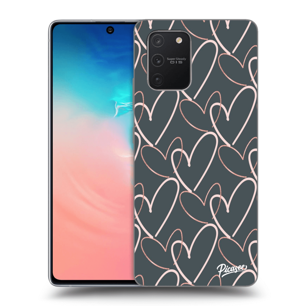 Picasee Samsung Galaxy S10 Lite Hülle - Transparentes Silikon - Lots of love