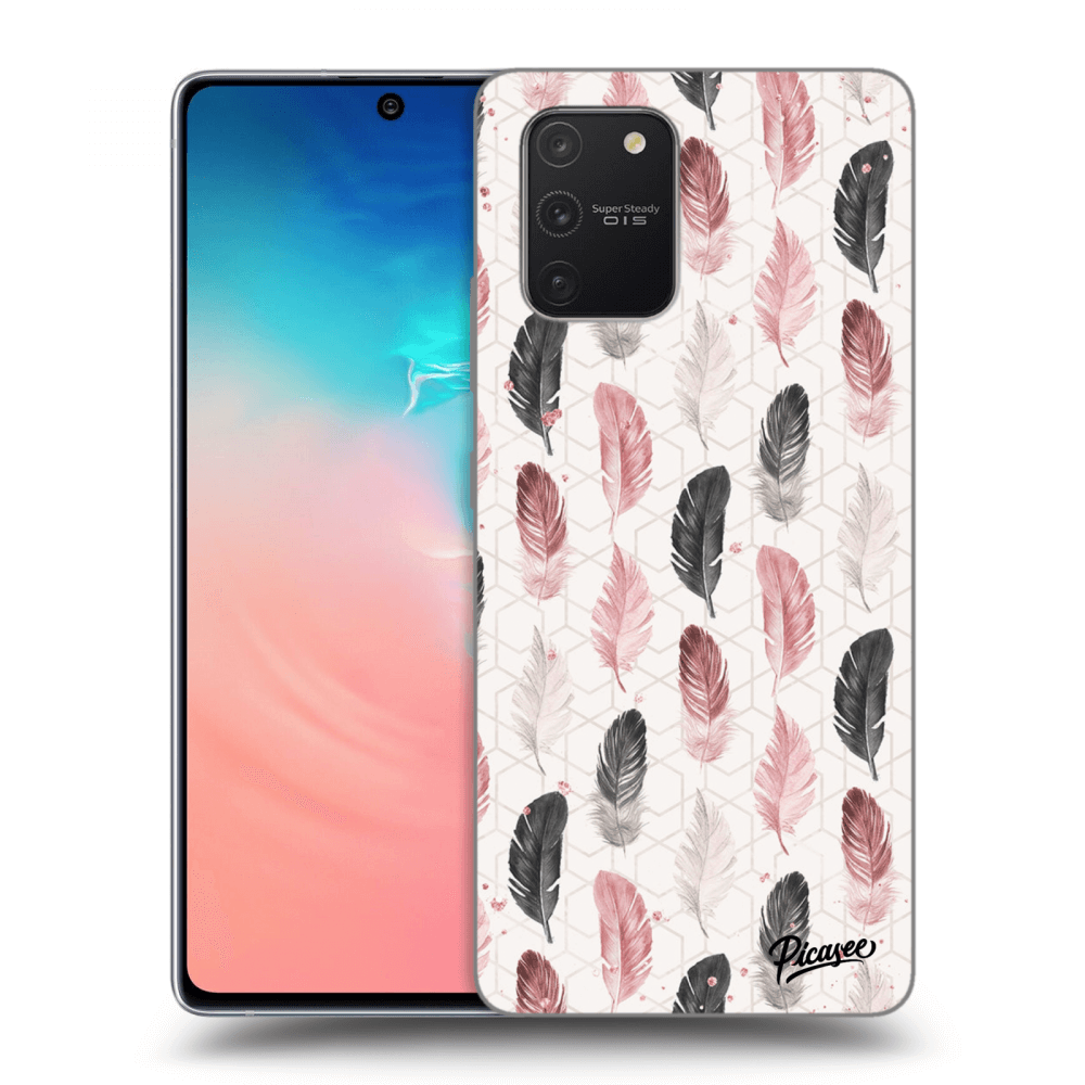 Picasee Samsung Galaxy S10 Lite Hülle - Transparentes Silikon - Feather 2