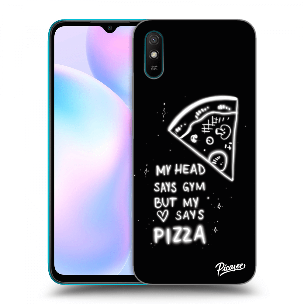 Picasee Xiaomi Redmi 9A Hülle - Transparentes Silikon - Pizza