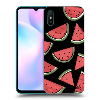 Picasee Xiaomi Redmi 9A Hülle - Schwarzes Silikon - Melone
