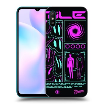 Picasee Xiaomi Redmi 9A Hülle - Schwarzes Silikon - HYPE SMILE