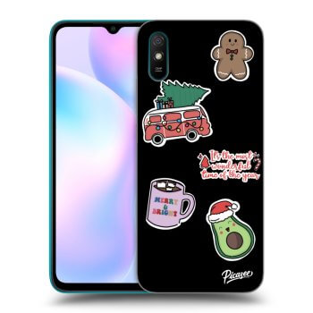 Hülle für Xiaomi Redmi 9A - Christmas Stickers