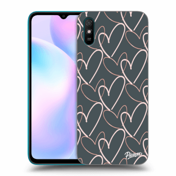 Picasee Xiaomi Redmi 9A Hülle - Transparentes Silikon - Lots of love