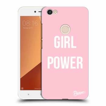 Picasee Xiaomi Redmi Note 5A Prime Hülle - Transparentes Silikon - Girl power
