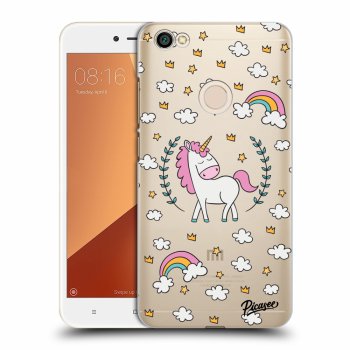 Picasee Xiaomi Redmi Note 5A Prime Hülle - Transparentes Silikon - Unicorn star heaven
